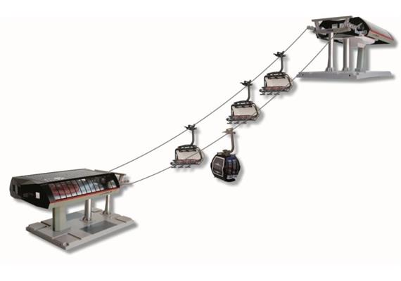 Jägerndorfer 84494 Profi-Set Umlaufbahn, Lange Wandbahn, 1/32,