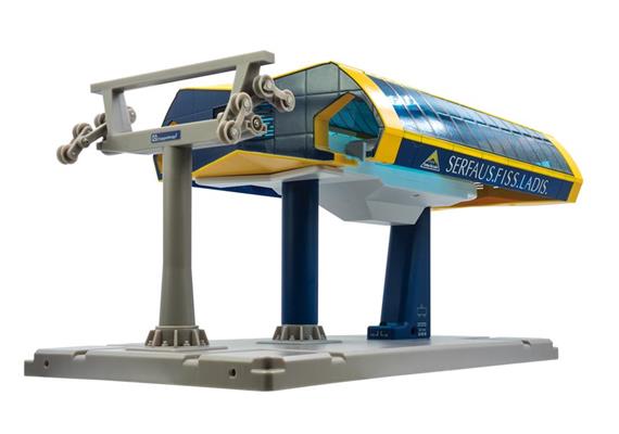 Jägerndorfer 84695 Bergstation ohne Motor gelb/blau 1/32