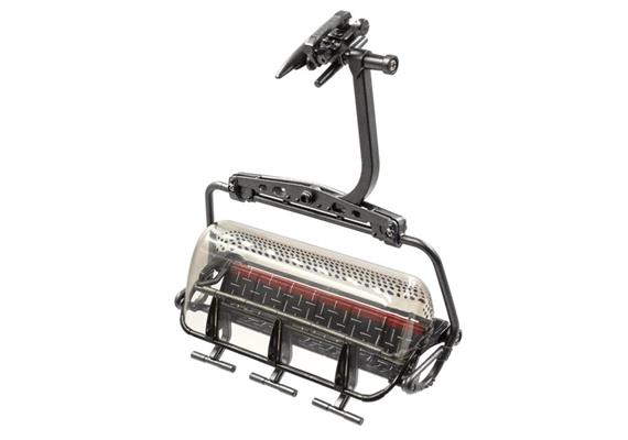 Jägerndorfer 86300 Sessel 6er mit Bubble dunkel, Sitz rot/schwarz 1/32