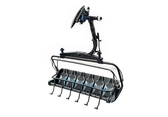 Jägerndorfer 86504 6er Sessel D-Line schwarz/blau mit Bubble 1/32