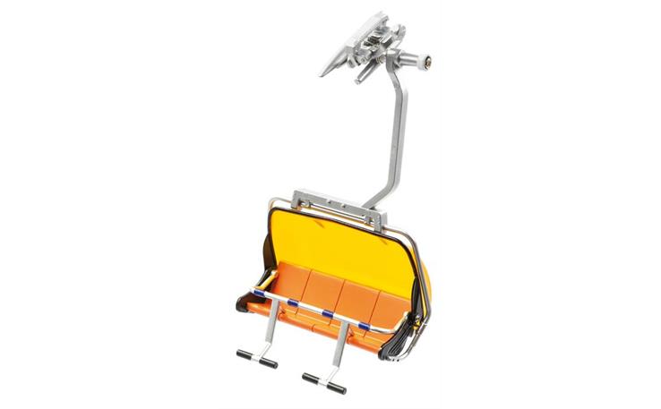 Jägerndorfer 87100 4er Sessel orange mit Haube orange 1:32