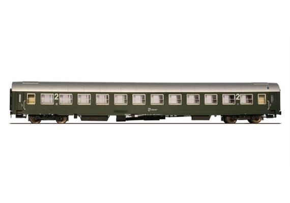 Jägerndorfer 90001 Personenwagen UIC-X 2 Kl. grün ÖBB, H0