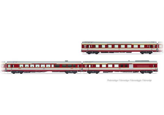 Jouef HJ4201HM Personenwagen-Set 3-tlg Le Capitole 1985 SNCF, H0 DC Sound