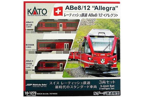 Kato 10-1273 RhB ALLEGRA ABe 8/12 Anna von Planta, Spur N