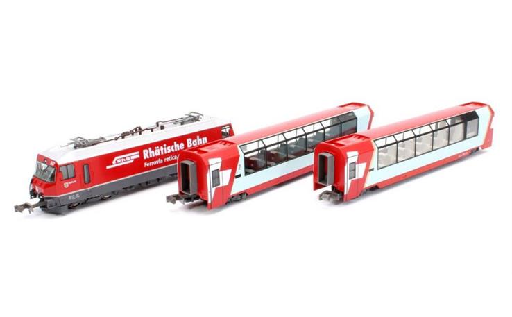 Kato 10-2026 Glacier Express Set 3-tlg RhB, Spur N