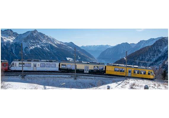Kato 10-2221 RhB Allegra ABe 8/12 #3514 Ahnenzug, Spur N