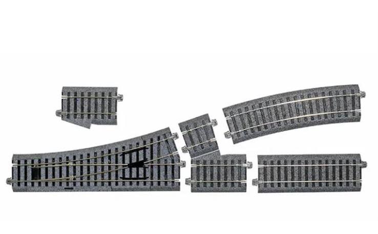 Kato 2-852 Manuelle Weiche Links R550 mm