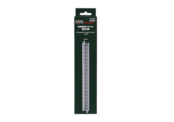 Kato 20-000-L Gleis gerade 248 mm, 10 Stk.