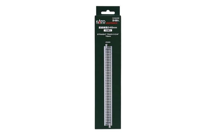 Kato 20-000-L Gleis gerade 248 mm, 10 Stk.