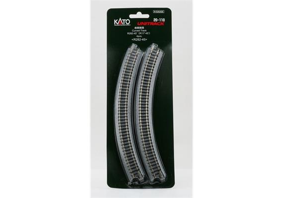 Kato 20-110 Gleis gebogen R 282-45°