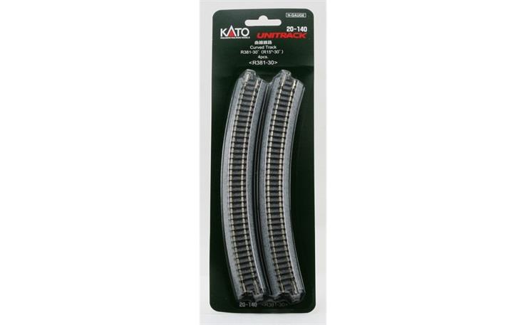 Kato 20-140 Gleis gebogen R 381-30°