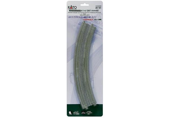 Kato 20-181 Doppelgleis mit Betonschwelle