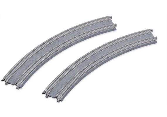 Kato 20-185 Doppelgleis gebogen, R480/447-45°