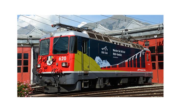 Kato 3102-4 E-Lok Ge 4/4 III 650 Zernez (RhB Club) RhB, Spur N