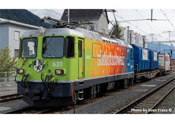 Kato 3102-E E-Lok Ge 4/4 II 631 Untervaz "Südostschweiz" RhB, Spur N