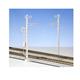 Kato 7005052 Bahnstrommast für 1 Gleise, 1