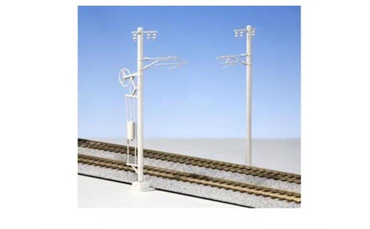 Kato 7005052 Bahnstrommast für 1 Gleise, 1