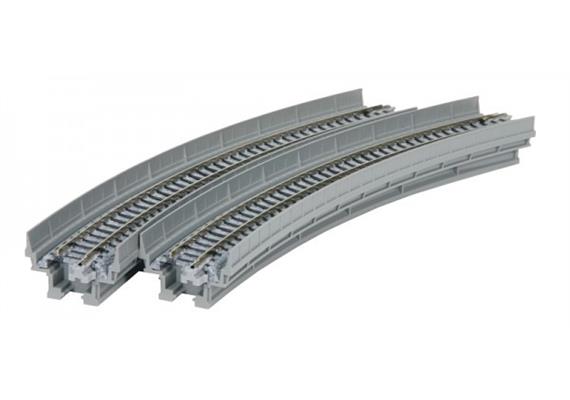 Kato 7077104 Viadukt-NBS m. Gleis gebogen