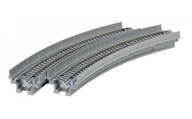 Kato 7077104 Viadukt-NBS m. Gleis gebogen