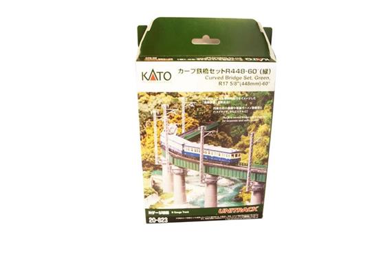 Kato 7077311 Brücken-Set, gebogen, grün, Spur N
