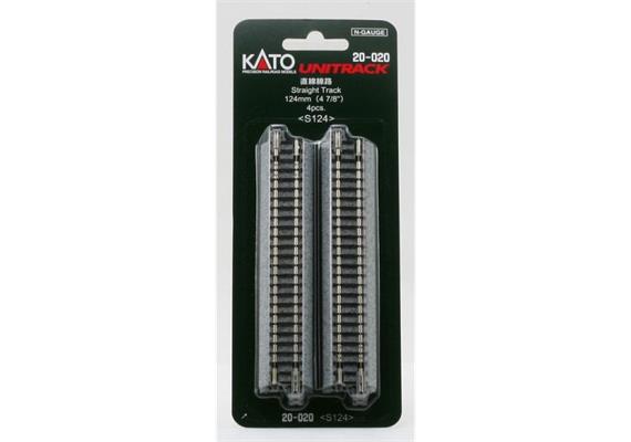 Kato 7078003 Gleis gerade 124 mm
