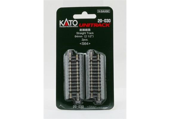 Kato 7078005 Gleis gerade, 64 mm