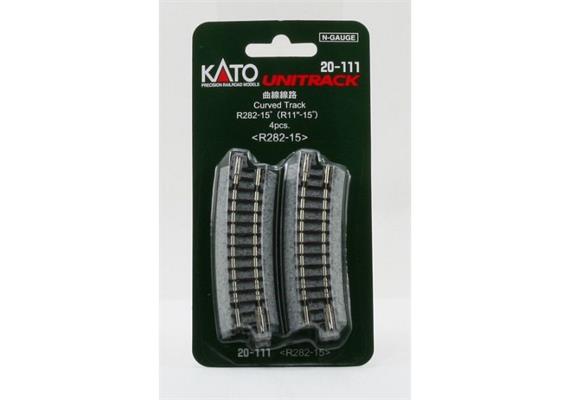 Kato 7078102 Gleis gebogen R 282-15°