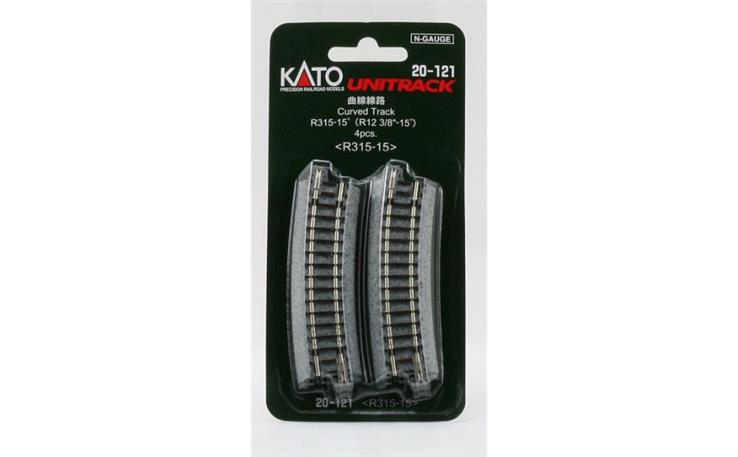 Kato 7078104 Gleis gebogen R 315-15°