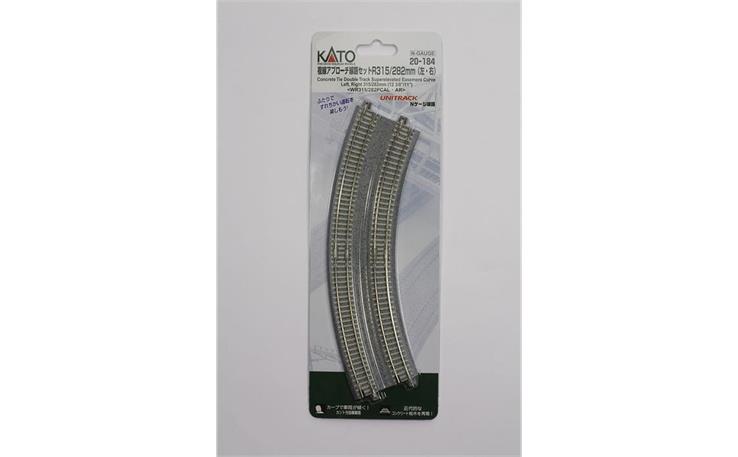 Kato 7078117 Doppelgleis mit Betonschwelle