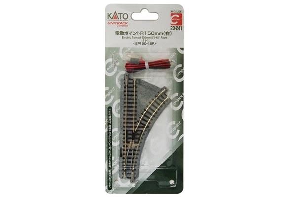 Kato 7078209 Elektrische Weiche R150-45° rechts