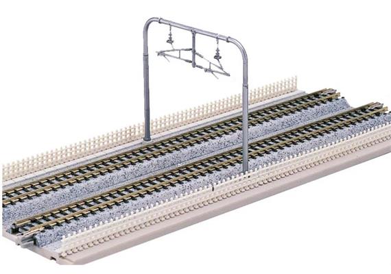 Kato 7078518 Oberleitungsmasten modern 2-gleisig, Spur N