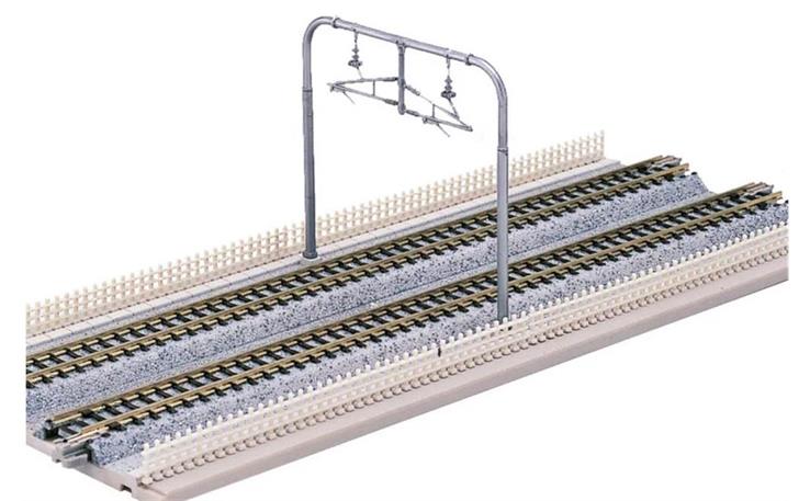 Kato 7078518 Oberleitungsmasten modern 2-gleisig, Spur N