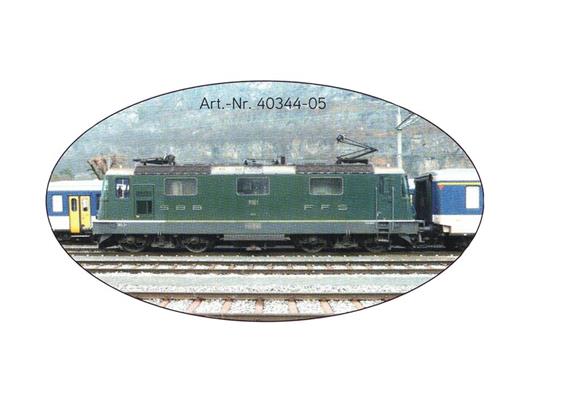 Lenz 40344-05 E-Lok Re 4/4 II 11161 grün SBB, Spur 0 DC Digital Sound