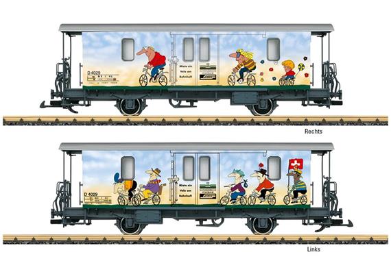 LGB 34555 Fahrradwagen D2 RhB, Spur G