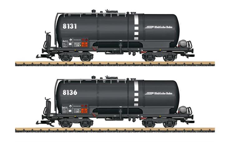 LGB 47835 Kesselwagen-Set 2-tlg der RhB, Spur G