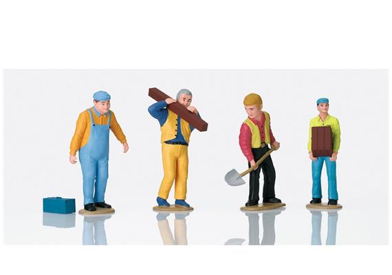 LGB 53005 Figuren-Set 4-tlg Arbeiter, Spur G