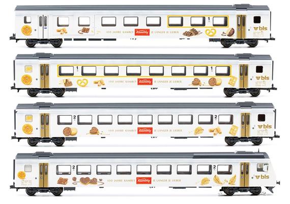Liliput L330534 EW III Wagenset 4-tlg "Kambly-Zug" BLS, H0 AC