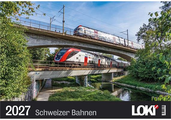LOKI Kalender Schweizer Bahnen 2027