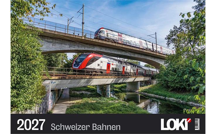 LOKI Kalender Schweizer Bahnen 2027