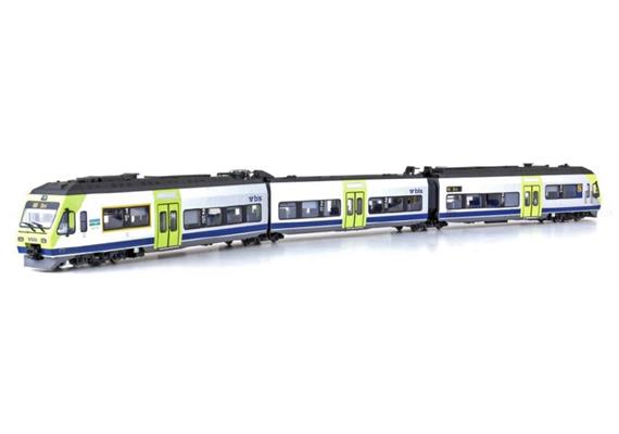 LS 17202ACS E-Triebzug 3-tlg RABe 525 NINA der BLS, H0 AC Digital Sound