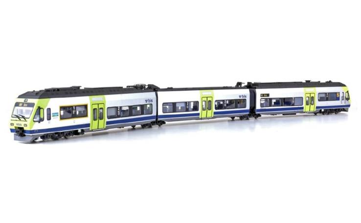 LS 17202ACS E-Triebzug 3-tlg RABe 525 NINA der BLS, H0 AC Digital Sound