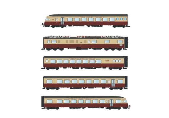 LS 17522S TEE-Triebzug RAe rot-crème 5-tlg. SBB, H0 AC Digital Sound