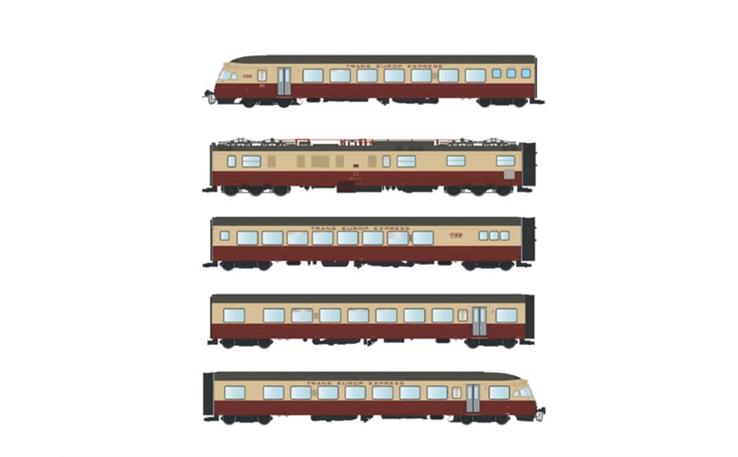 LS 17522S TEE-Triebzug RAe rot-crème 5-tlg. SBB, H0 AC Digital Sound