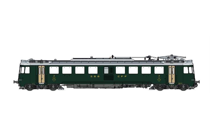 LS 17545 Triebwagen RBe 4/4 Prototyp 1406 SBB, H0 AC Digital