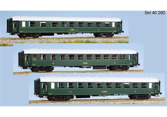 LS 40200 Personenwagenset 3-tlg OCEM, H0