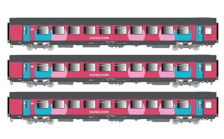 LS 40995 Personenwagenset 3-tlg OUIGO SNCF, H0