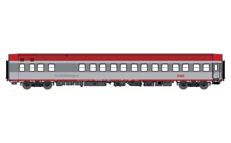 LS 47086 Schlafwagen WLABmz AB32s der ÖBB, H0