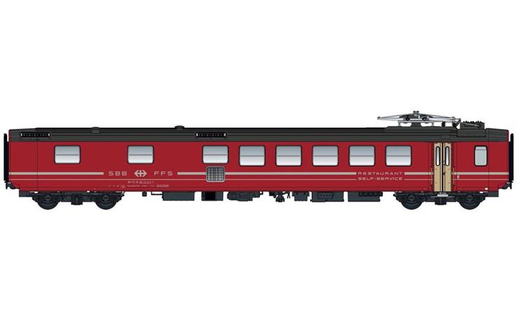 LS 47262 Speisewagen SBB WR EW I "Self Service", H0 DC