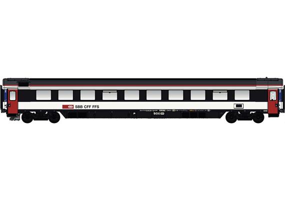 LS 47381 EC Personenwagen Bpm neue Farbgebung weiss/schwarz SBB, H0 DC