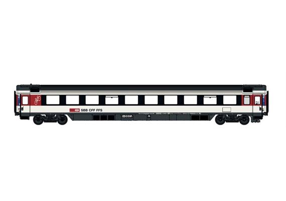 LS 47386 EC Personenwagen Bpm 2. Kl. refit weiss/schwarz SBB, H0
